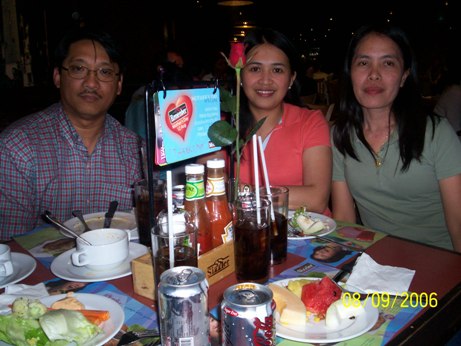 Carlito, Irma and Mareng Miriam
