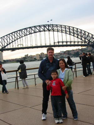 Andrews Family in Sydney WYD 2008
