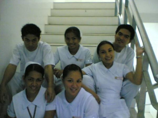 Elleth and her Nursing classmates
