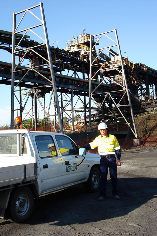 Site inspection for structural progress - McConnell Dowell Australia
Dalyrymple Bay Coal Terminal Project
