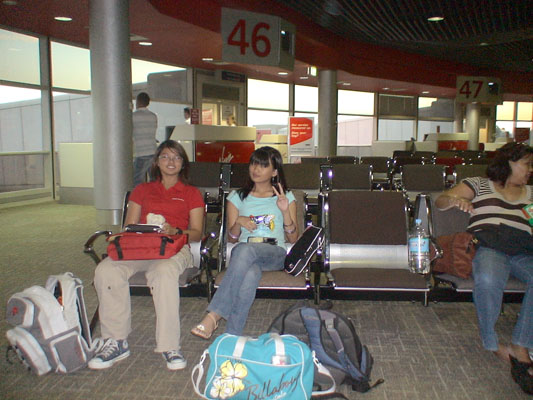 Brisbane Airport waiting for next flight to Mellbourne
