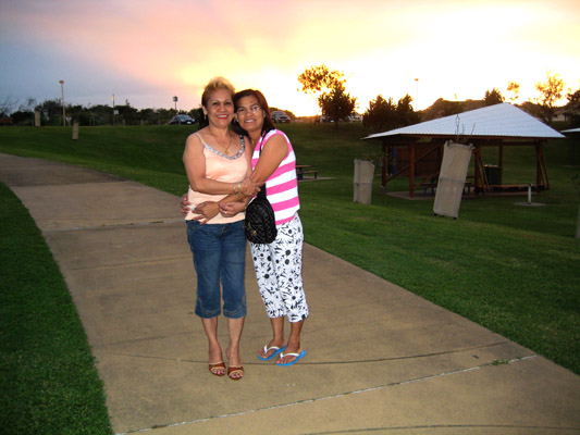 Tess & Edith at Marina Breakwater
