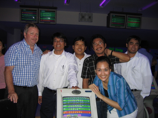 Dec 9 2005 Chevron 3A Completion Project Bowling Party
