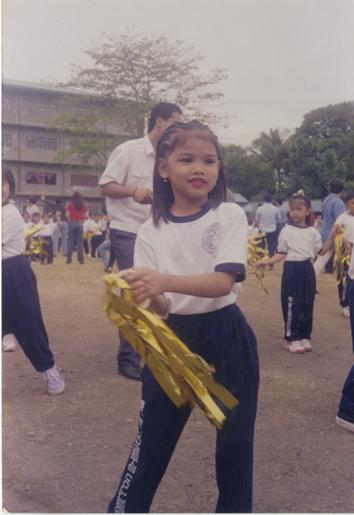 Anna during Intrams at SBC Kinder2
