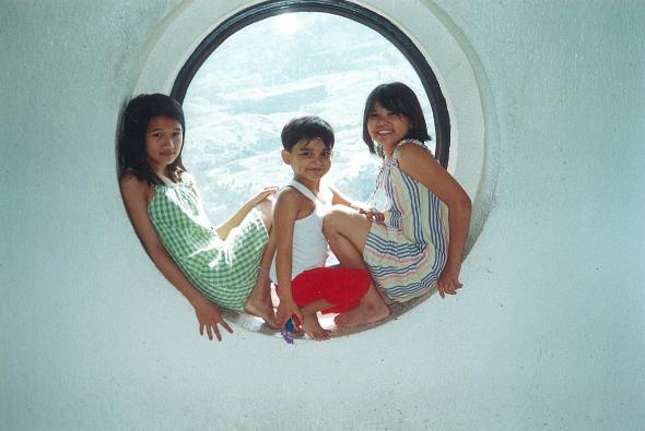 Inside Mt. Samat Cross
