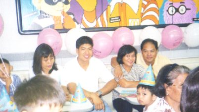 Tricia's 7th birthday party @ McDo
