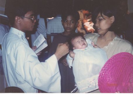 Tricia baptismal August 4, 1991
Immaculate Concepcion Basilica Batangas City 
