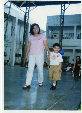 Carlo in his Kinder school graduation
