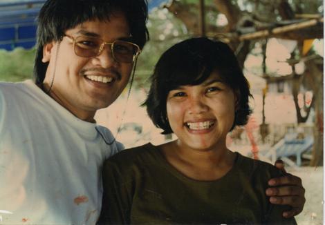 1995 picnic at Payoon Beach Banchang Rayong
